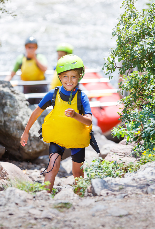 Enfant canoe serre ponçon